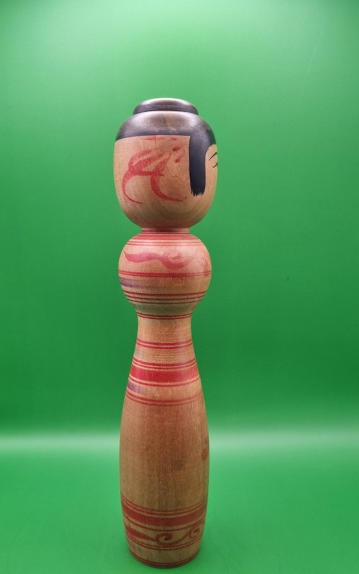 Kokeshi Tsugaru Vintage de Toshiyuki Kojima – decoratieve objecten, Wood (photo 2 of 6)