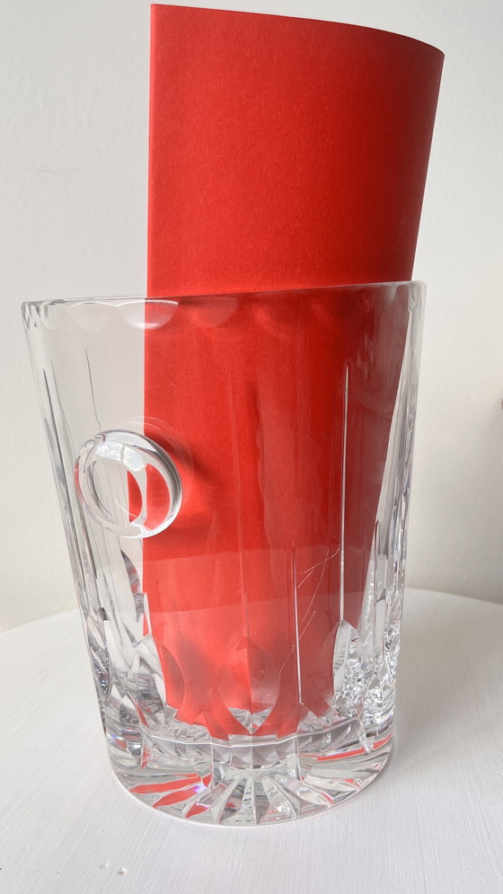 Image 1 of Handgeslepen kristallen champagnekoeler, merk Lemberg Goebel, genummerde editie