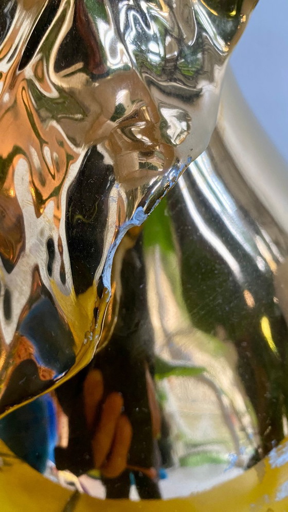 Image 1 of Unieke golden pear-leaf lamp