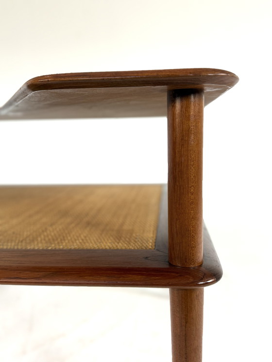 Image 1 of Table d'appoint d'angle vintage « Minerva », France & Son '60