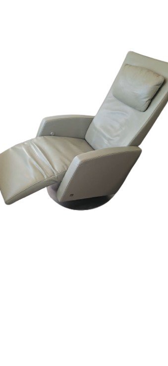 Image 1 of 1x Rolf Benz LSE 5800 relaxfauteuil leer olijf luxe meubilair