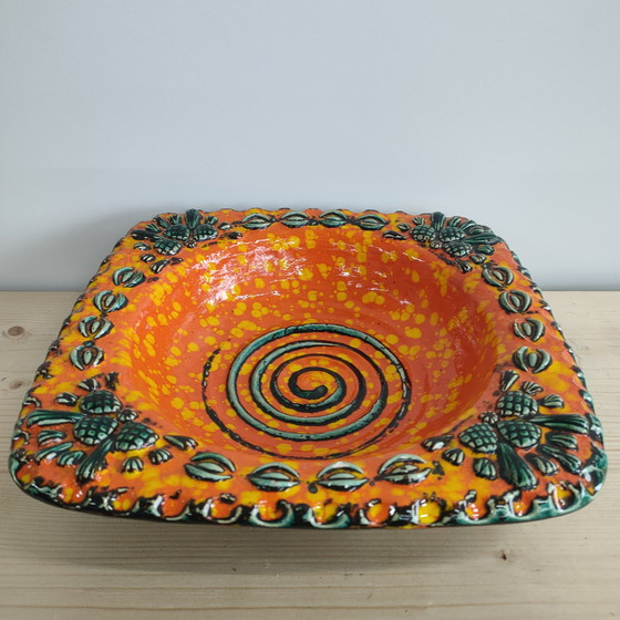 Image 1 of Jaren 70 Tafelwaar: Lava Sigarenasbak & West Germany Dümler & Breiden Schaal