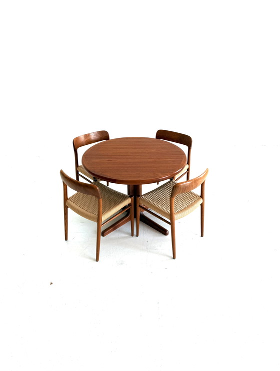 Table à manger extensible vintage, Joh. Kristoffersen & Son '60 – Joh. Kristiffersen & Søn (photo 9 of 15)
