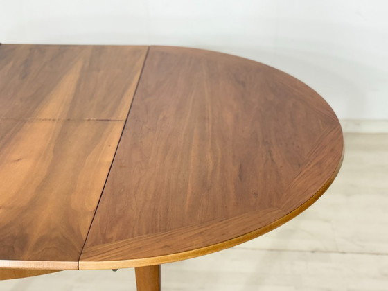 Image 1 of Beautiful vintage dining table / Mid-century kitchen table / Extendable wooden table