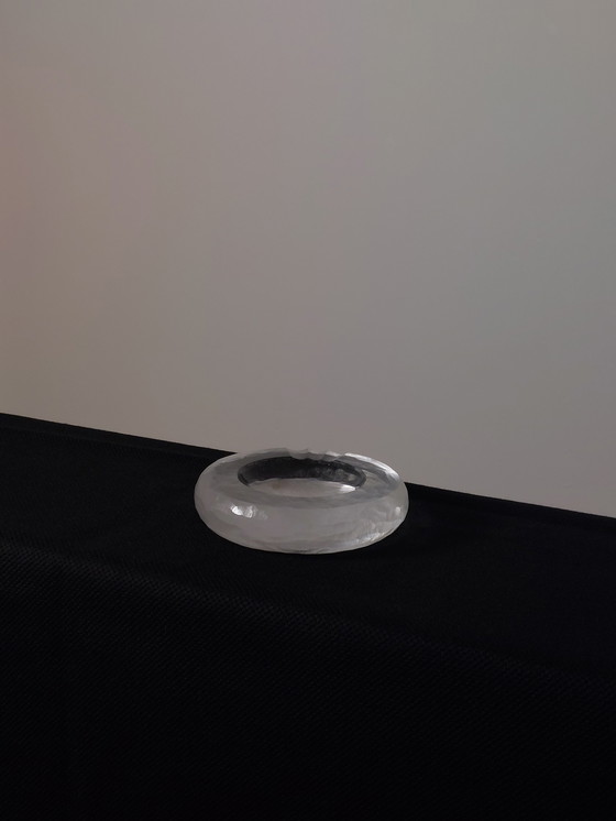 Image 1 of Vintage Vicke Lindstrand ijsglazen asbak Kosta Boda.