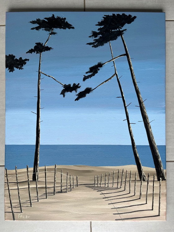 Acrylic on Stretcher 65x50 – Paintings & Drawings, Canvas (photo 2 of 9)