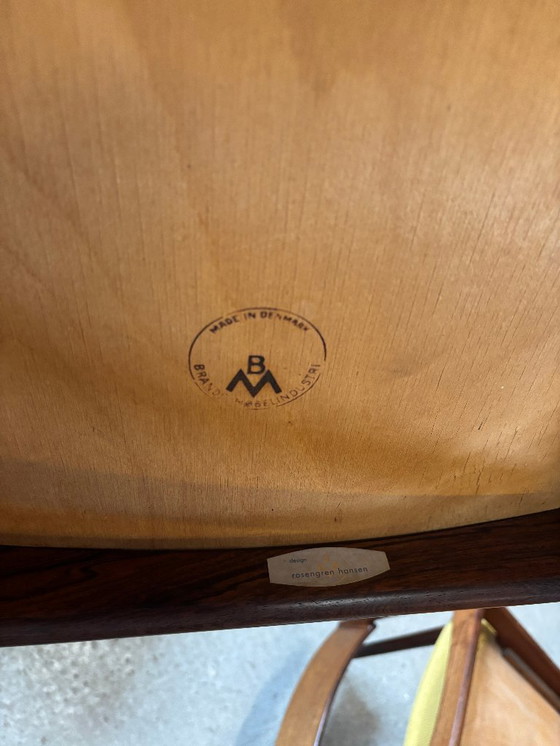 Image 1 of 6 Esszimmerstühle aus Palisanderholz – Rosengren Hansen, Dänemark