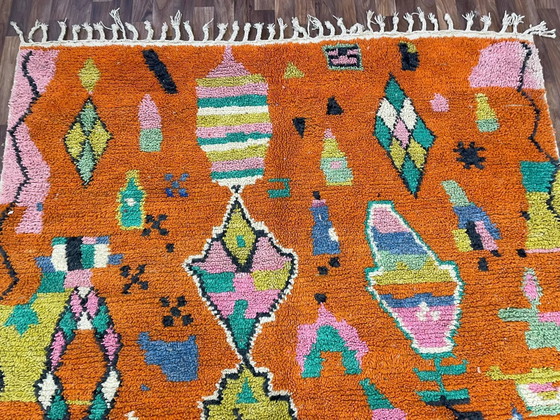 Handgefertigter marokkanischer Teppich 2,5x1,5 m – Teppiche & Läufer, Wool (photo 7 of 11)