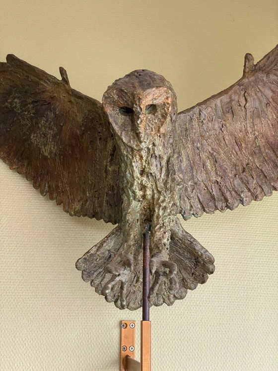 Image 1 of Owl sculpture by Erwin Peeters