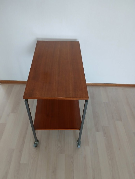 Image 1 of Trolley – Bijzettafel – Stiemsma - Vintage - Teak
