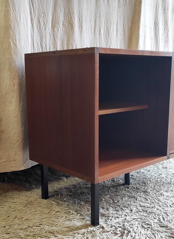 Image 1 of Enfilade moderniste en teck par ARP pour Minvielle - années 50/60