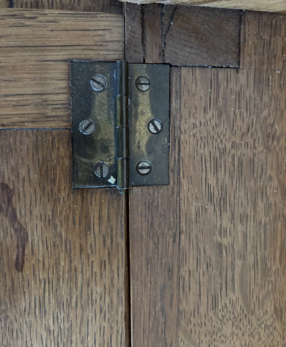 Antique secretary desk, 1910-1930, Neo-Renaissance – Wall cabinet, Wood (photo 14 of 15)