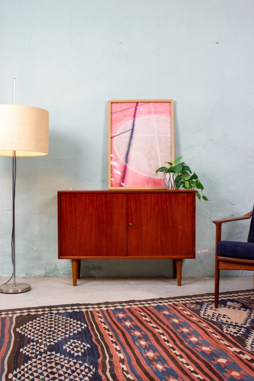 Vintage teak chest of drawers sideboard cabinet mid century 60s