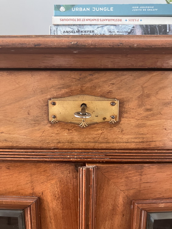 Image 1 of Antieke art deco wandkast / antique art deco wall cabinet