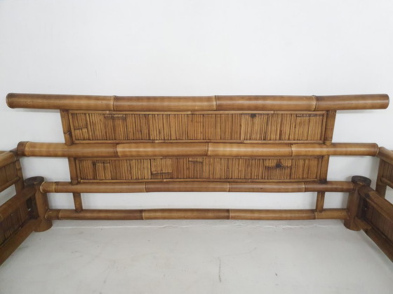 Image 1 of Letto in bambù per due persone 180 x 210 cm con comodini