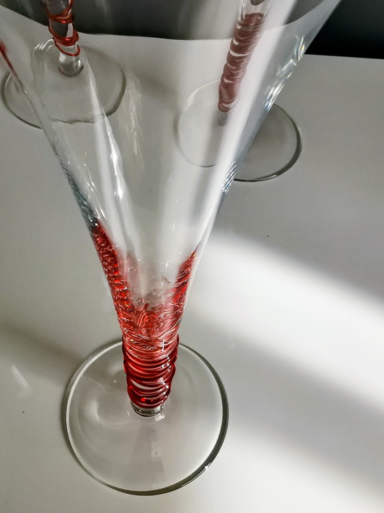 Image 1 of Copas de Prosecco LSA International, hechas a mano y sopladas a boca.