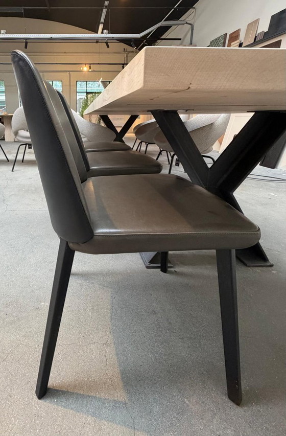 Image 1 of Montis Back Me Up Chair 3x 1 Rancho Castanya 3x Cuba Black