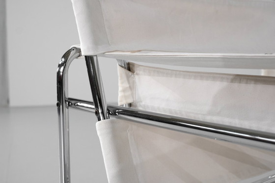 Image 1 of B3 Wassily" armchair fabric by Marcel Breuer for Bononia, Italy 1925.