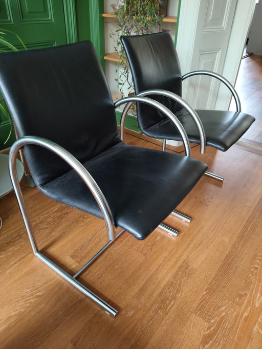 Metaform Cirkel – eetkamerstoelen, Leather, Metal