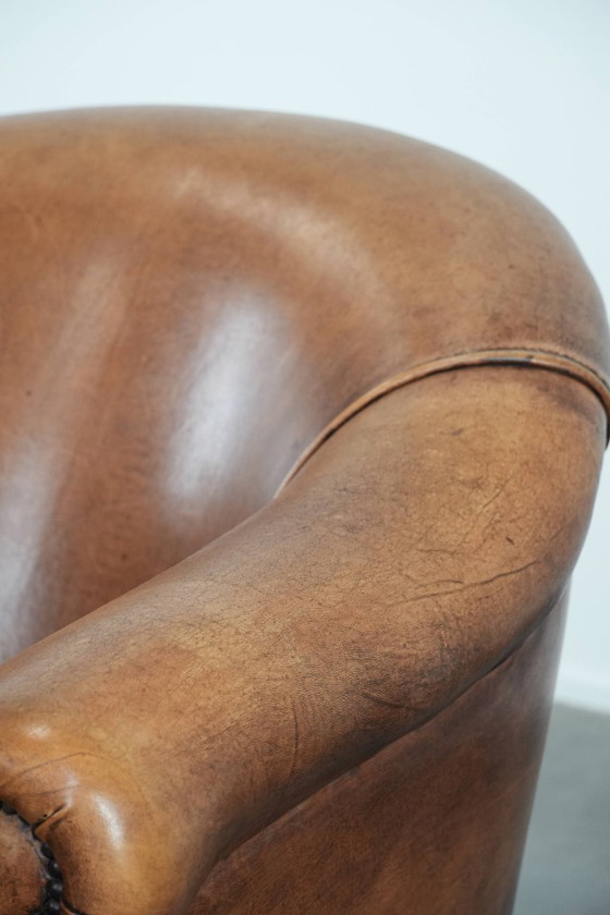 Image 1 of Club-Sessel aus Schaffell mit wunderschönen Farben und bequemem Sitz