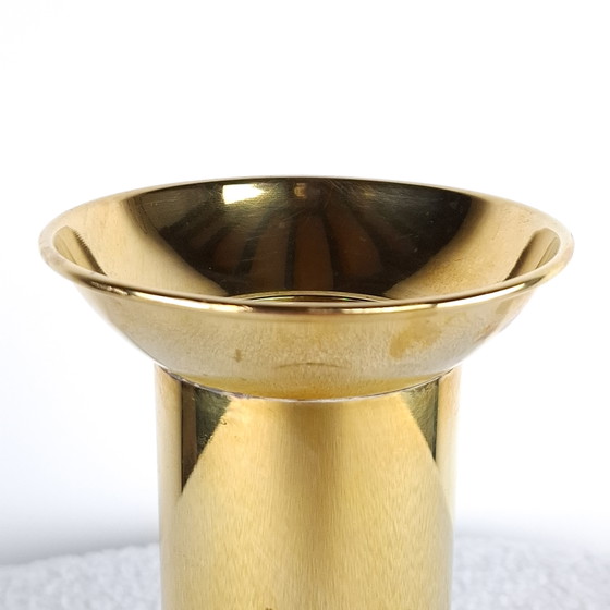 Vintage Messing Pilaar Kandelaar Jaren 70 Deens Design – Kandelaars en kaarsen, Brass, Metal (photo 7 of 7)