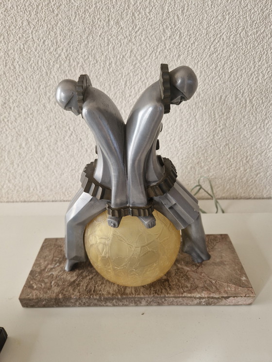 Image 1 of Lampada Art Déco Pierot e Pierette