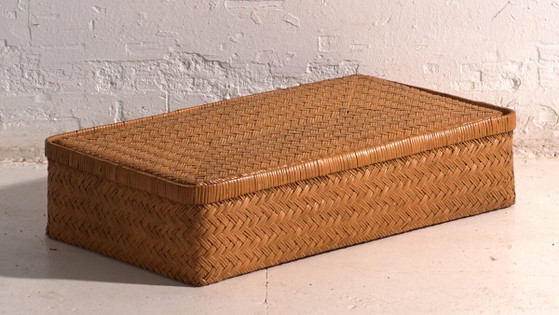 Set of two antique Japanese boxes in woven bamboo – Japan, circa 1950 – Decorative Objects (photo 3 of 40)