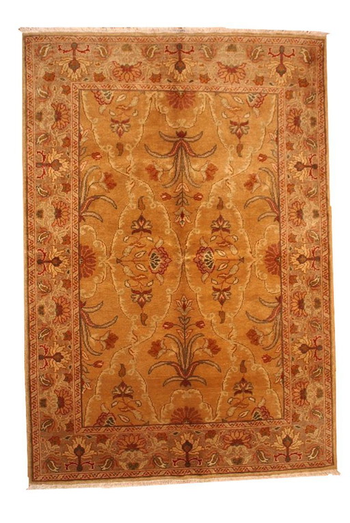 Handmade vintage Turkish Sivas rug 4' x 6' (122cm x 183cm) 1980s - 1B425