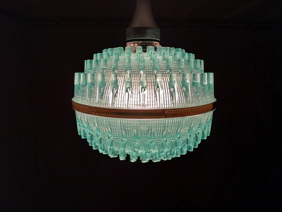 Image 1 of Suspension vintage style Space Age en acrylique, années 1970