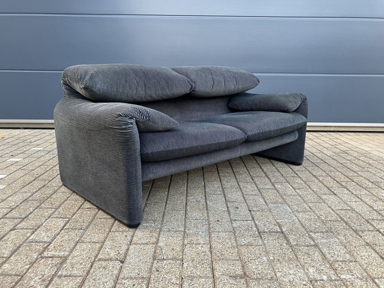 Image 1 of Cassina Maralunga 2 posti, tessuto originale ribble Top condition!!!