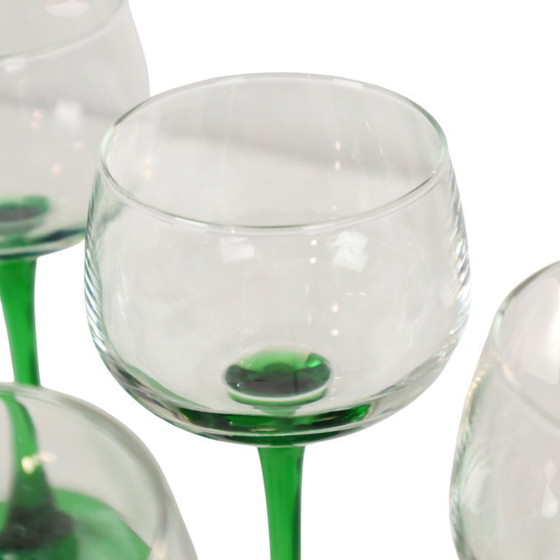 Image 1 of Set Van 14 Vintage Luminarc Wijnglazen