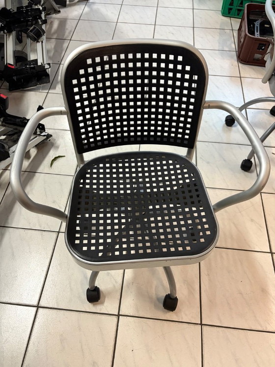 Image 1 of Depadova Silver Swifel Chair (MDK-106371) Vico Magistretti 6x