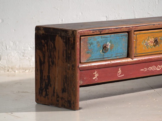 Mobile basso antico in legno di olmo – Cina, circa 1900 – Credenze con vetrina, Iron (photo 12 of 40)