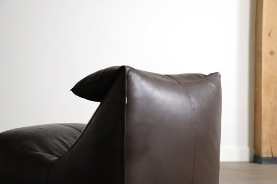 Image 1 of Le bambole chaise longue in pelle marrone di Mario Bellini per B&amp;B Italia, 1972