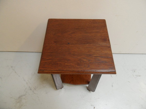 Image 1 of Art Nouveau bijzettafel Amsterdamse School