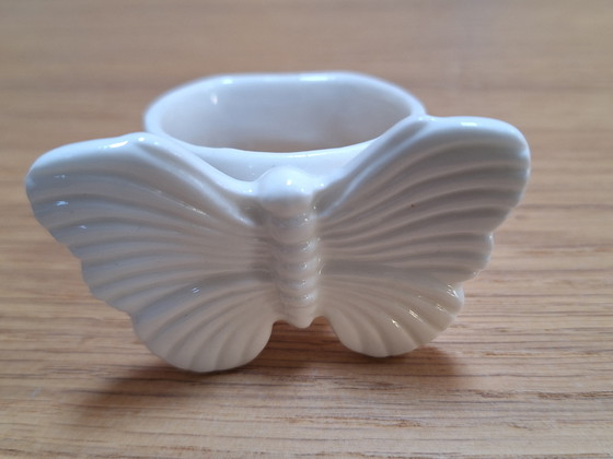 Image 1 of 8 vintage porcelain napkin rings