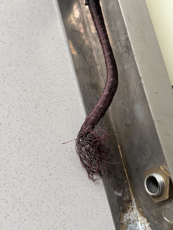 Image 1 of Tubular Art Deco wall lamp 1930s Bauhaus