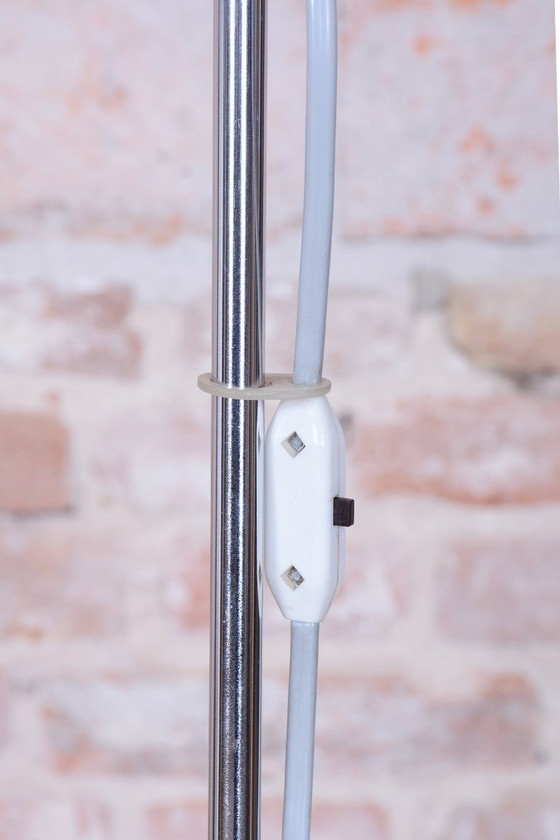 Restored Mid-Century Floor Lamp, by J. Hůrka for NAPAKO, Chrome, Czech, 1960s – Floor lights, Metal (photo 12 of 14)