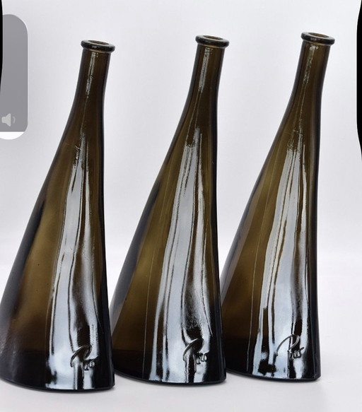 Jarrón rompecabezas colorido Paco Amber de O. Frey & Co., década de 1970. – glaskunst, Glass (photo 2 of 6)