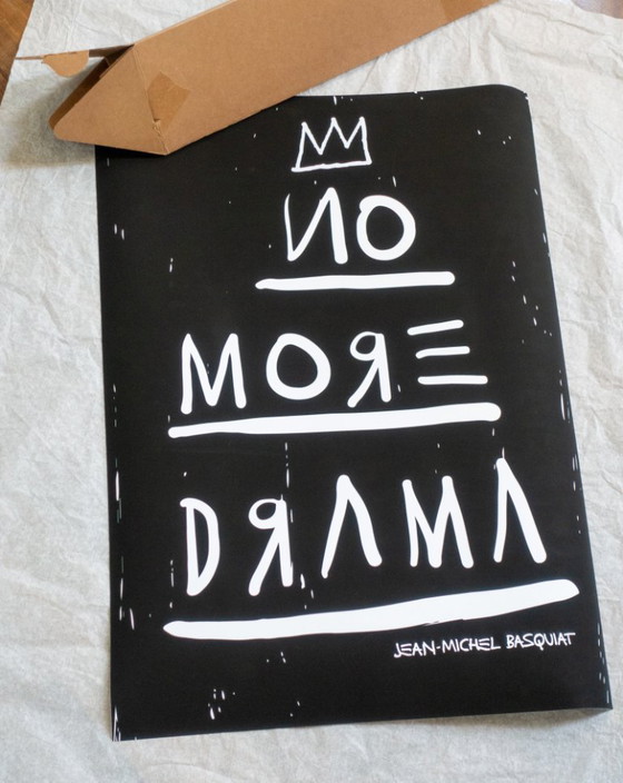 No More Drama - quote by Jean-Michel Basquiat - Poster 50 x 70 cm – Paper (photo 6 of 10)