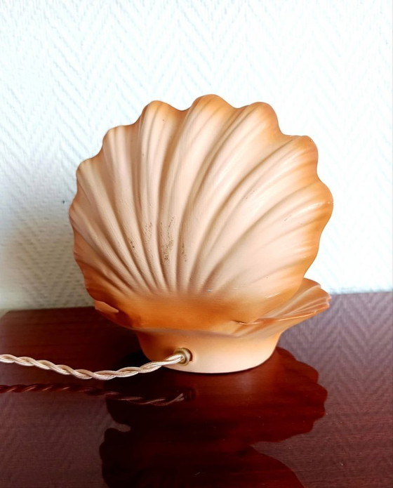 Vintage Seashell Lamp 1980 – Table lamps, Ceramic (photo 5 of 6)
