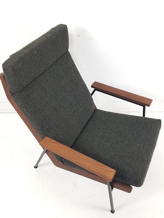 Image 1 of Vintage Rob Parry armchair, De Ploeg wool fabric, green, new