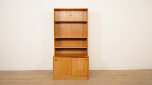 Vintage wall cabinet | Bookcase | Oak | Sliding doors