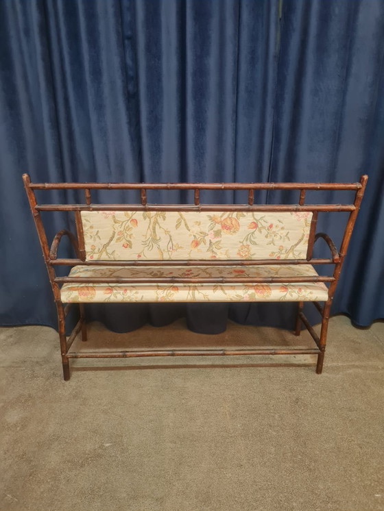 Image 1 of Ensemble de salon ancien en faux bambou par la Maison Staněk - Prague, vers 1910