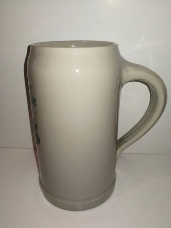 Image 1 of Set van 2 vintage bierpullen "München salut Bordeaux" / "La taverne Bavaroise"