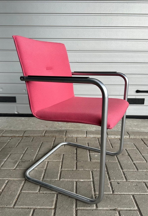 8x Arco Cantilever Design Chairs
