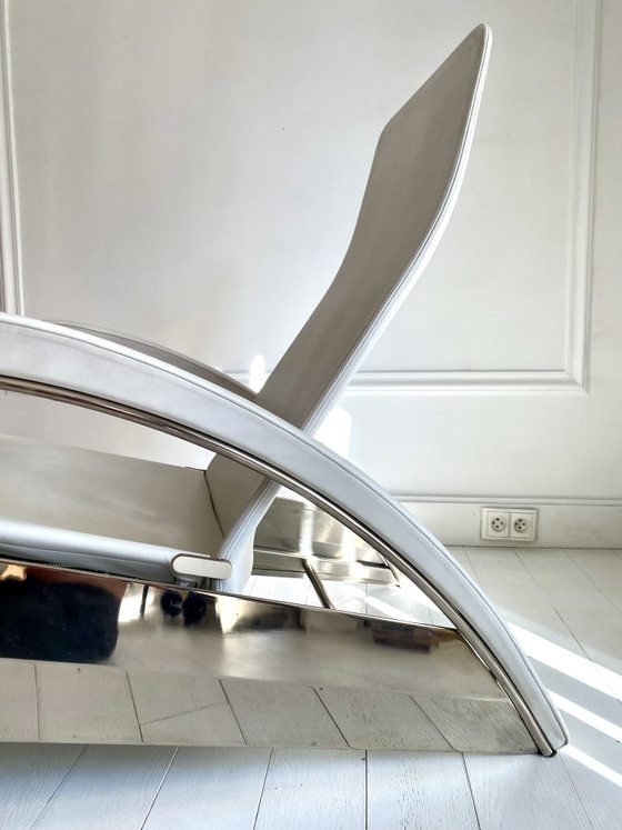 Sillón Jean Prouvé Grand Repos – Tecta, Loveseat, Leather, Metal (photo 3 of 14)