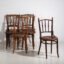Antique bentwood dining chairs (c.1920). Set of 6 pieces #2 (photo 10 of 40)