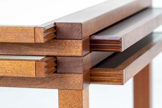 Image 1 of Tavolino da caffè modulare estensibile Hexa di Vuarnesson per Bellato, Francia, anni '90