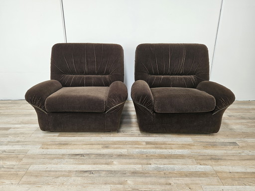 Vintage 70s armchairs by Mimo Padova
